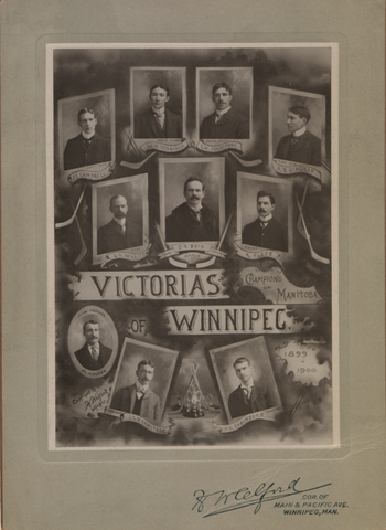 Winnipeg Victorias / Winnipeg Vics - Champions of Manitoba 1900