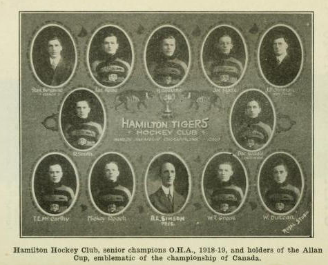 Hamilton Tigers - Allan Cup Champions 1919