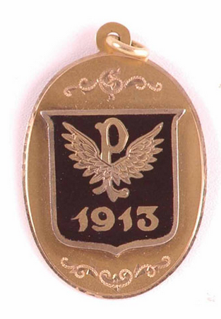 Phoenix Hockey Club Gold Medal presented to Ed Black - 1913