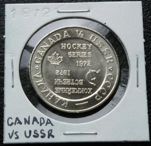 Hockey Coin 1972 1 X