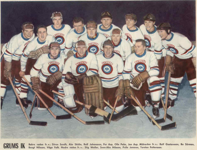 Grums IK Hockey Team - Division 1 Södra 1958