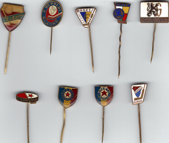 Czech Ice Hockey Pins - 1960s to 1980s