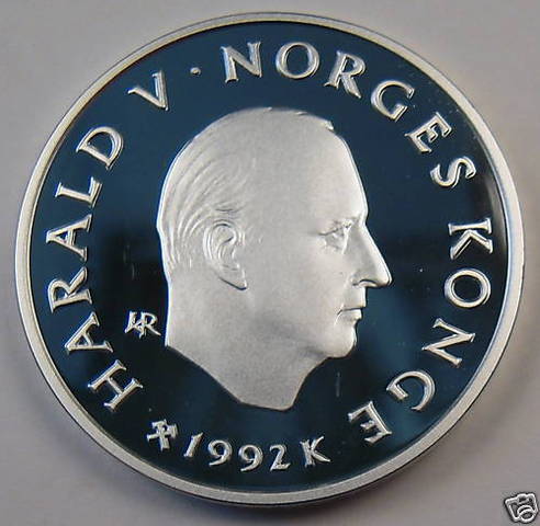 Hockey Coin 1991 Norway For 94 Olympics 2