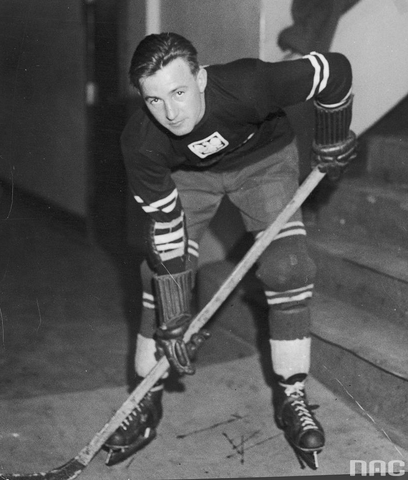 Roman Sabiński - Polish National Ice Hockey Team 1932