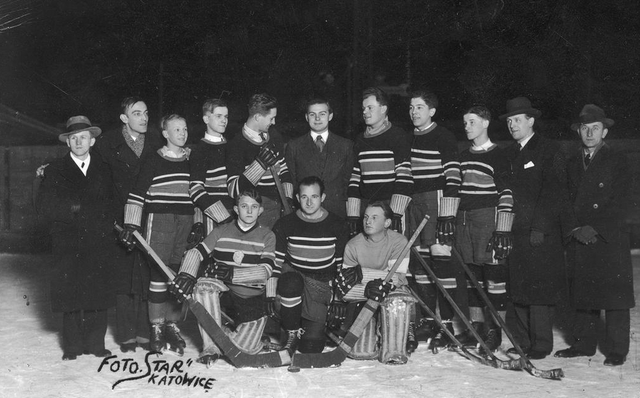 Pogoń Katowice Drużyna Hokej 1934