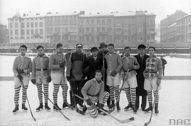 Makkabi Kraków Drużyna Hokej 1928