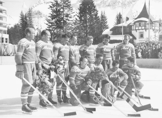 EHC Arosa - Swiss EisHockey Champions - National League A 1957