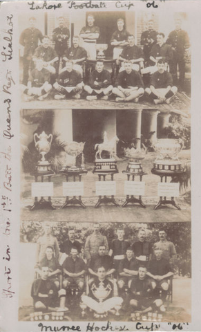 Queens Regiment Hockey Team in Sialkot - Murree Cup Champs 1906