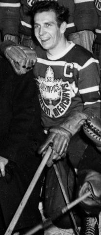 William Billie Dawe - Team Canada Hockey Captain 1952 Olympics