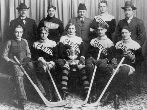 Castor Ice Hockey Team - 1910
