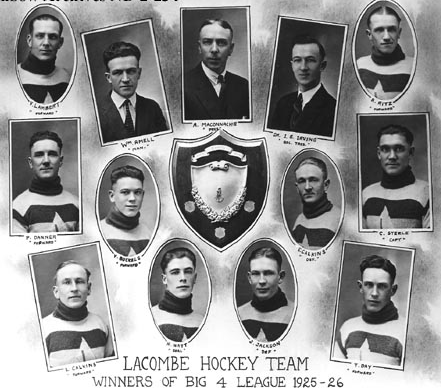 Lacombe Hockey Team - Big-4 League Champions 1926