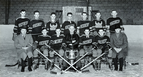 Jenkins' Groceteria Green Bombers  Alberta Hockey Champions 1938