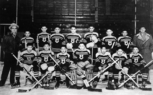 St. Paul's Residential School Hockey Team - Alberta early 1950s