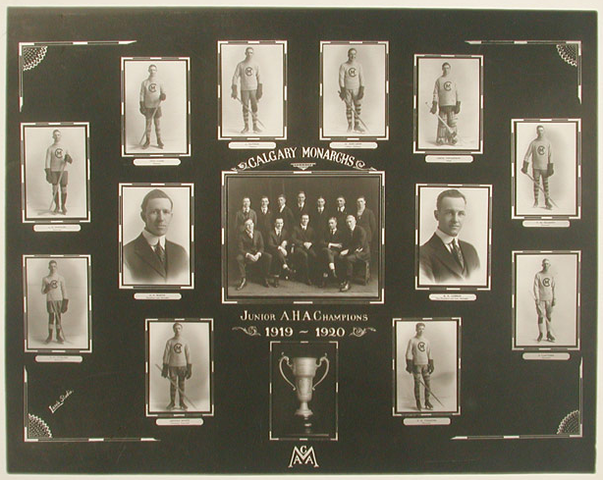 Calgary Monarchs - Alberta Junior Hockey Champions 1920