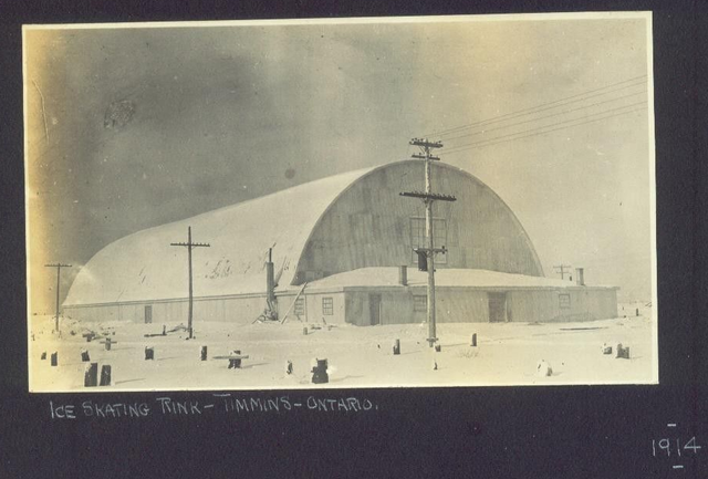 Timmins Ice Hockey Arena / Skating Rink 1914