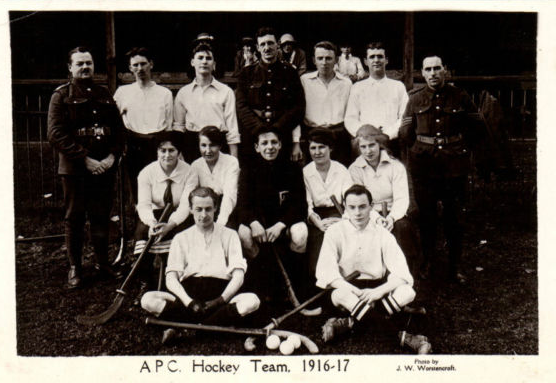 Antique Army Field Hockey Team 1917 - A P C Hockey Team