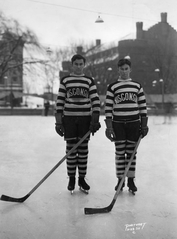 Wisconsin Hockey Players circa 1930
