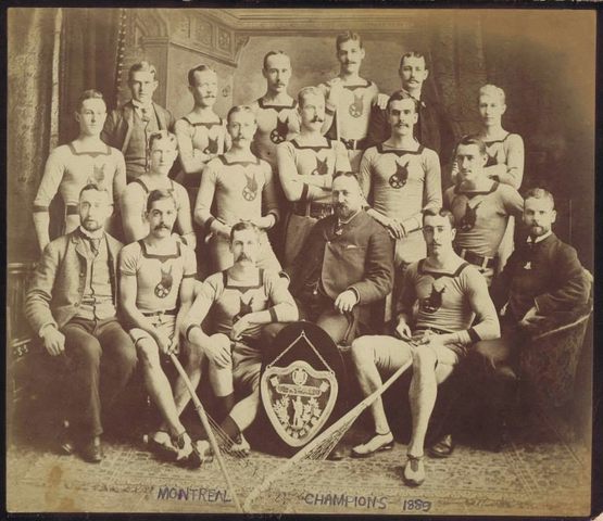 MAAA / Montreal Amateur Athletic Association Lacrosse Team 1889