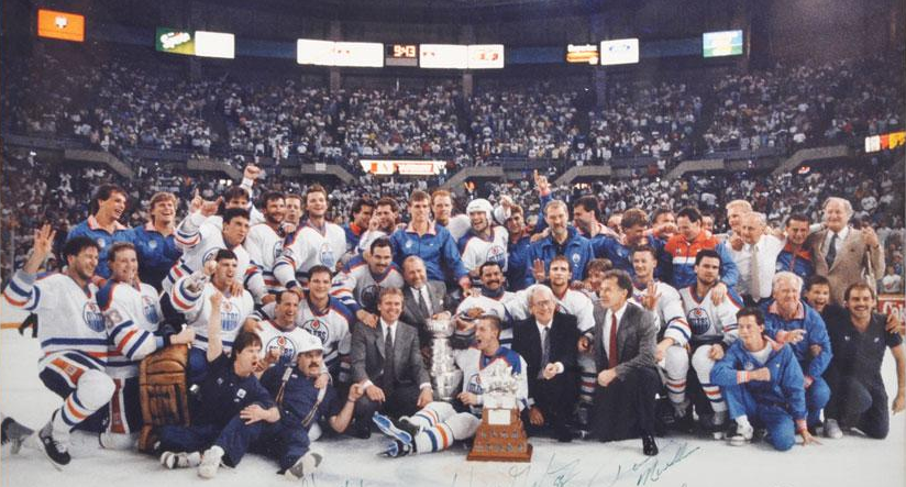 1988 Stanley Cup Finals: Boston Bruins v Edmonton Oilers - LA