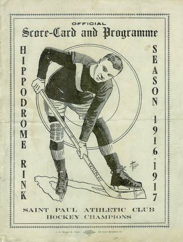 Saint Paul Athletic Club Score-Card & Programme 1916 Hippodrome