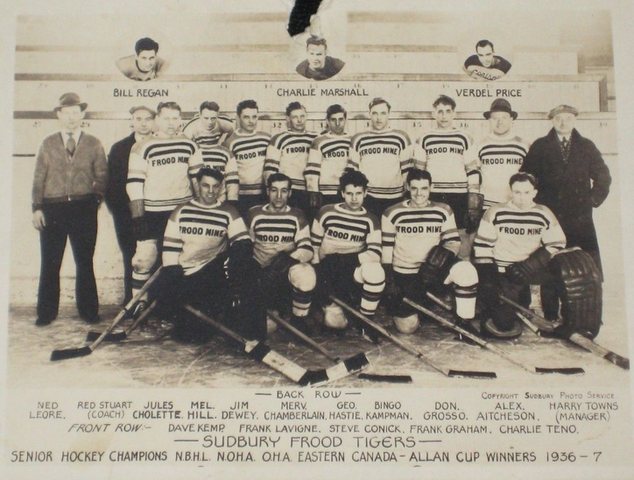 Sudbury Tigers / Sudbury Frood Miners - Allan Cup Champions 1937