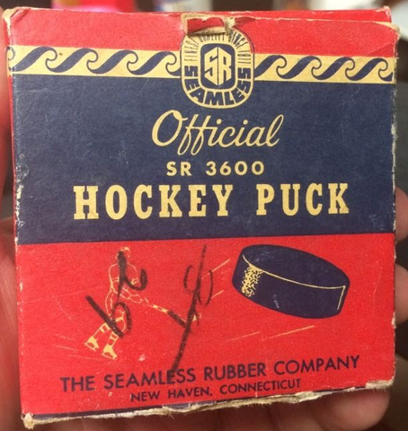 The Seamless Rubber Company Hockey Puck Box