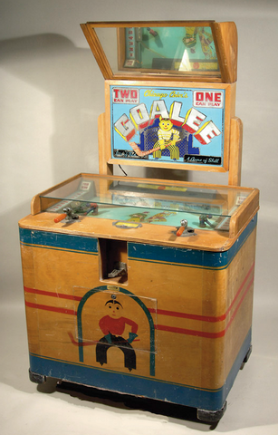 Goalee Hockey Coin Operated Arcade Game circa 1946