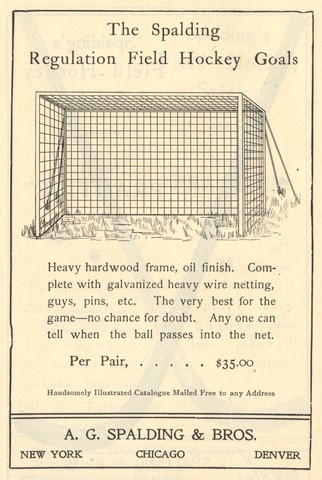 Spalding Field Hockey Goal Nets 1902