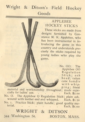 Wright & Ditson Field Hockey Sticks 1902