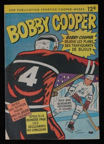 Ice Hockey Comic Book 1960s  French