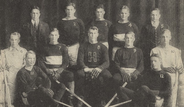 Harvard University Hockey Team - Intercollegiate Champions 1923