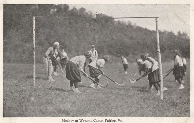 Wynona Girls Camp Field Hockey - Fairlee, Vermont 1923