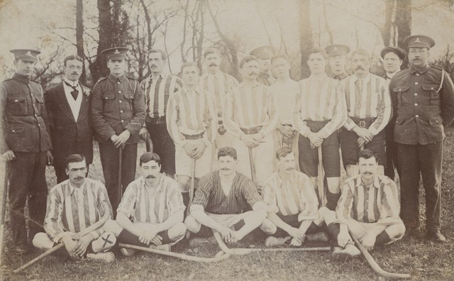 J Battery RHA Field Hockey Team - Ipswich, Suffolk, England 1910