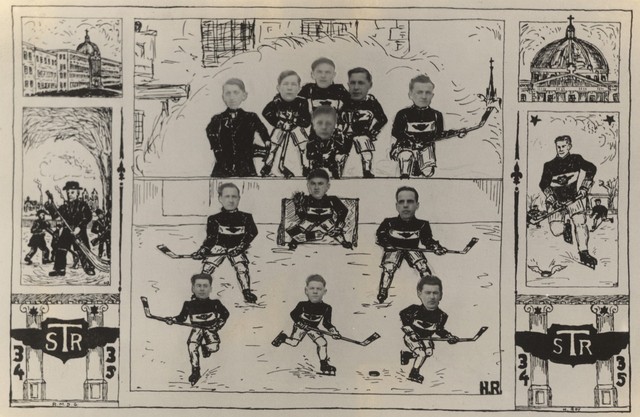 STR Ice Hockey Team 1935 Séminaire Hockey Team Trois-Rivières