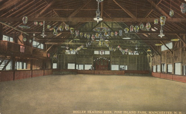 Pine Island Park Roller Skating Rink - Manchester 1914