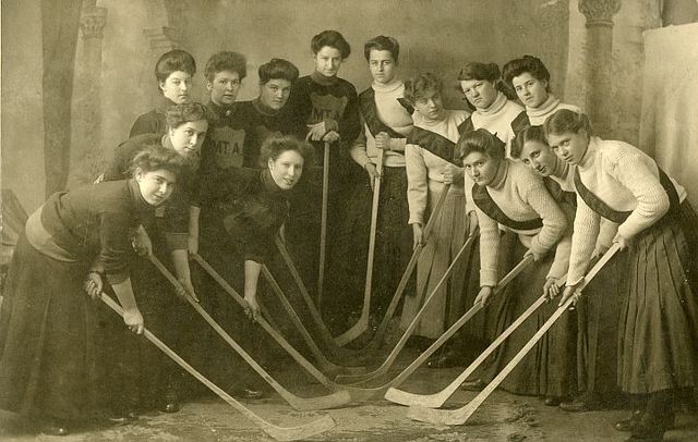 Mt Allison University Ladies College & Varsity Hockey Teams 1908