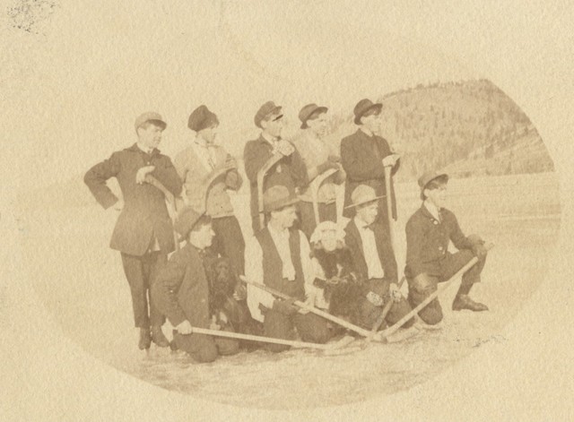 Okanagan Falls / OK Falls Ice Hockey Team - circa 1910