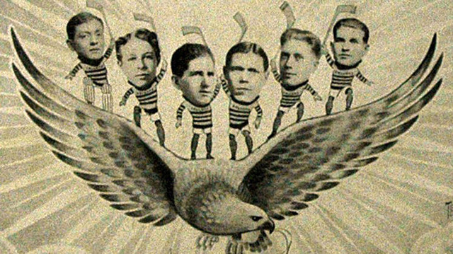 Winnipeg Falcons Hockey Club - Souvenir Postcard 1920
