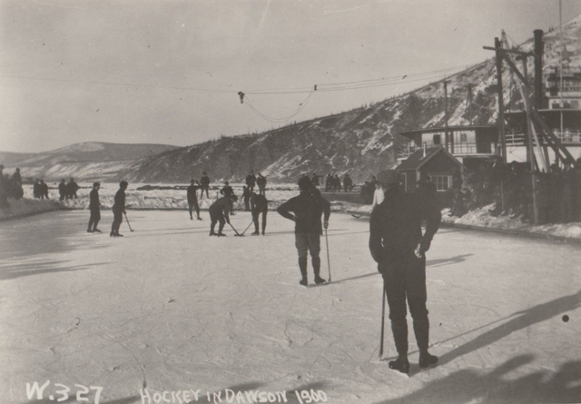 Dawson City Ice Hockey History - Hockey Game 1900
