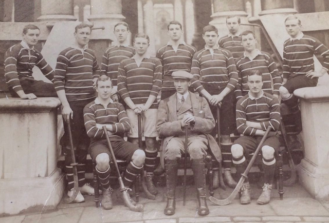 Royal Navy College Field Hockey Team 1905 Greenwich, England