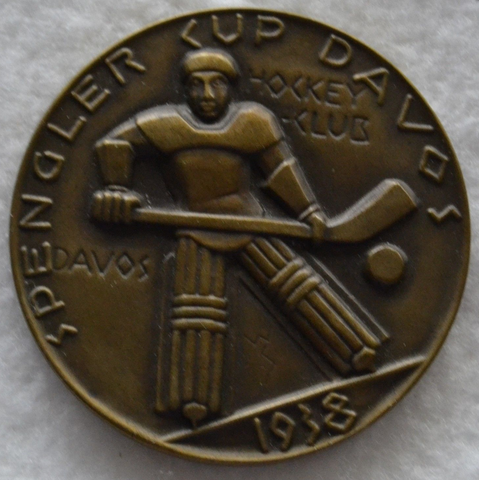 Spengler Cup Participation Medal 1938 - Hockey Club Davos