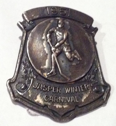 1951 Jasper Winter Carnival Pin - Vintage Sterling Silver
