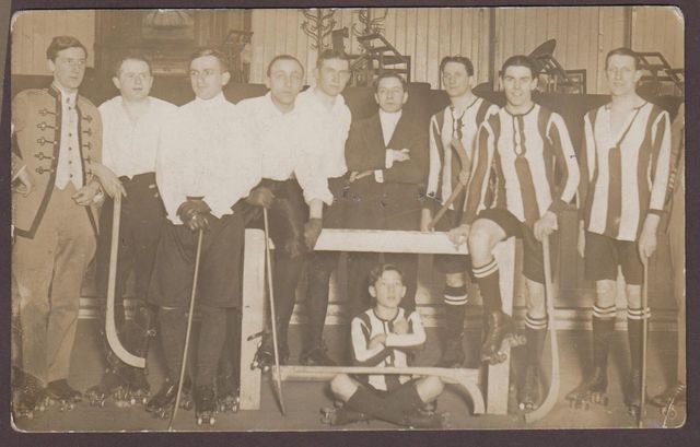 English Roller Polo Players - circa 1912
