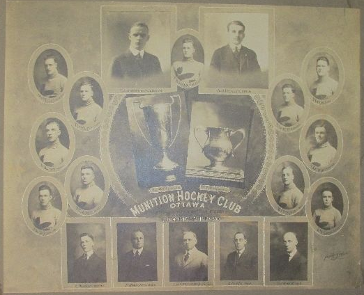 Munition Hockey Club - Ottawa District Senior Champions 1920