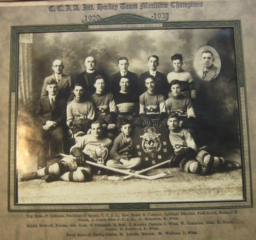 Cercle Catholique de la Jeunesse Acadien Maritime Champions 1930