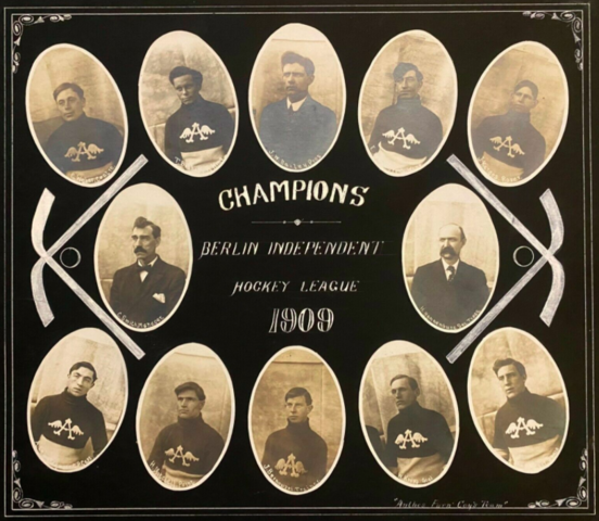 Anthes Furniture Co. Team - Berlin Hockey League Champions 1909