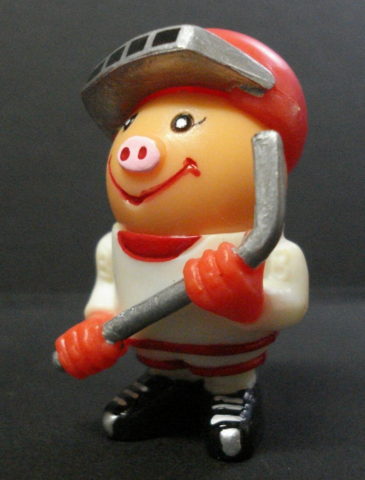 Vintage Kinder Surprise - Hockey Pig