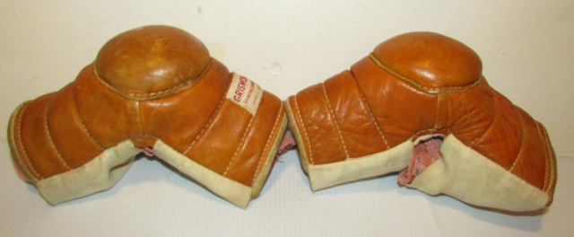 Vintage Hockey Leather Elbow Pads by Griswold Sporting Goods Co