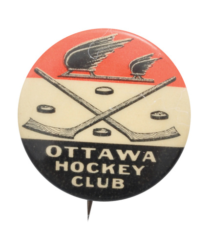 Ottawa Generals / Ottawa Hockey Club Pin Back Button 1896