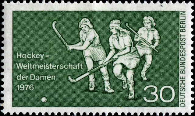 German Stamp for 1976 Women's World Field Hockey Championships